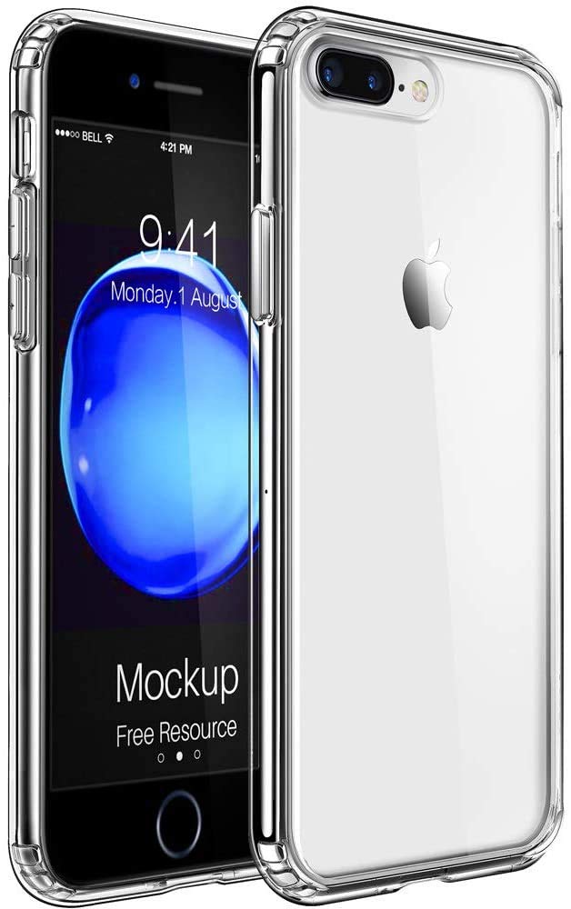 Amazon Brand - Solimo Soft & Flexible Back Cover For Apple iPhone 8 Plus And Apple iPhone 7 Plus (Transparent) (B07FMZWDJQ) Amazon Price History, Amazon Price Tracker