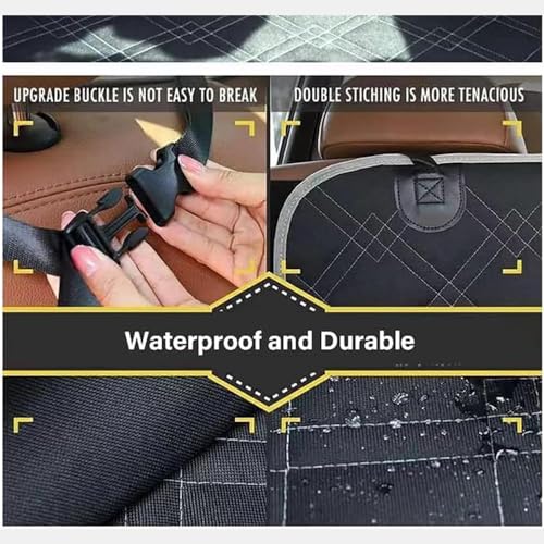 Couverture dossier siège chien Dacia Sandero Stepway tapis de coffre robuste - 5