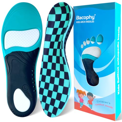 Bacophy Kids Arch Support Insoles Children Orthotic Inserts...