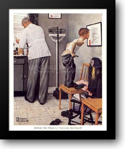 Before the Shot 16x19 Framed Art Print by Rockwell, Norman