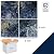 AquaTiles Porcelain Mosaic Tile Steel Blue for Swimming Pool Tile Spa Bathroom Waterline Walls 6" x 6" (5 Square Feet)