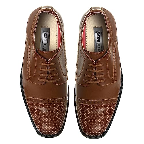 Image of Joseph Allen Men's Boys Classic Styles Oxfords, Derbys, Monks and Loafers Casual Dress Formal Shoes Assorted Colors (Toddler to Adult Sizes)