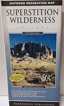 Map Superstition Wilderness, Book