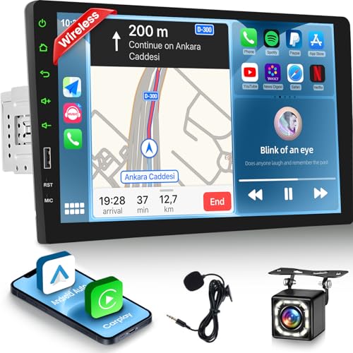 Radio para automóvil con pantalla táctil 9 pulgadas miniatura 1