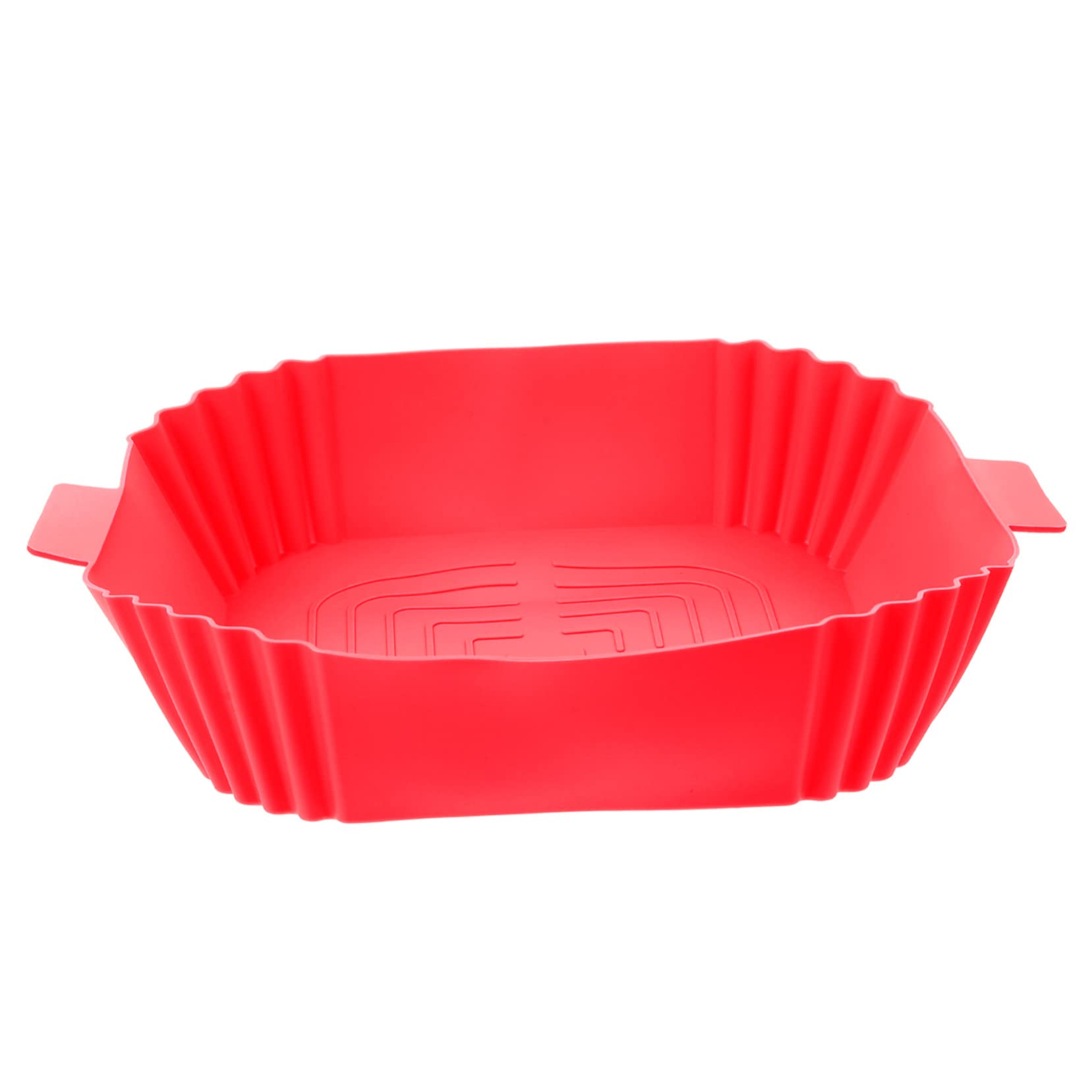 MOLUCKFU Silicone Air Fryer Mat Reusable Heat-resistant Liner Air Fryer Bowl for Easy Cooking Cleaning