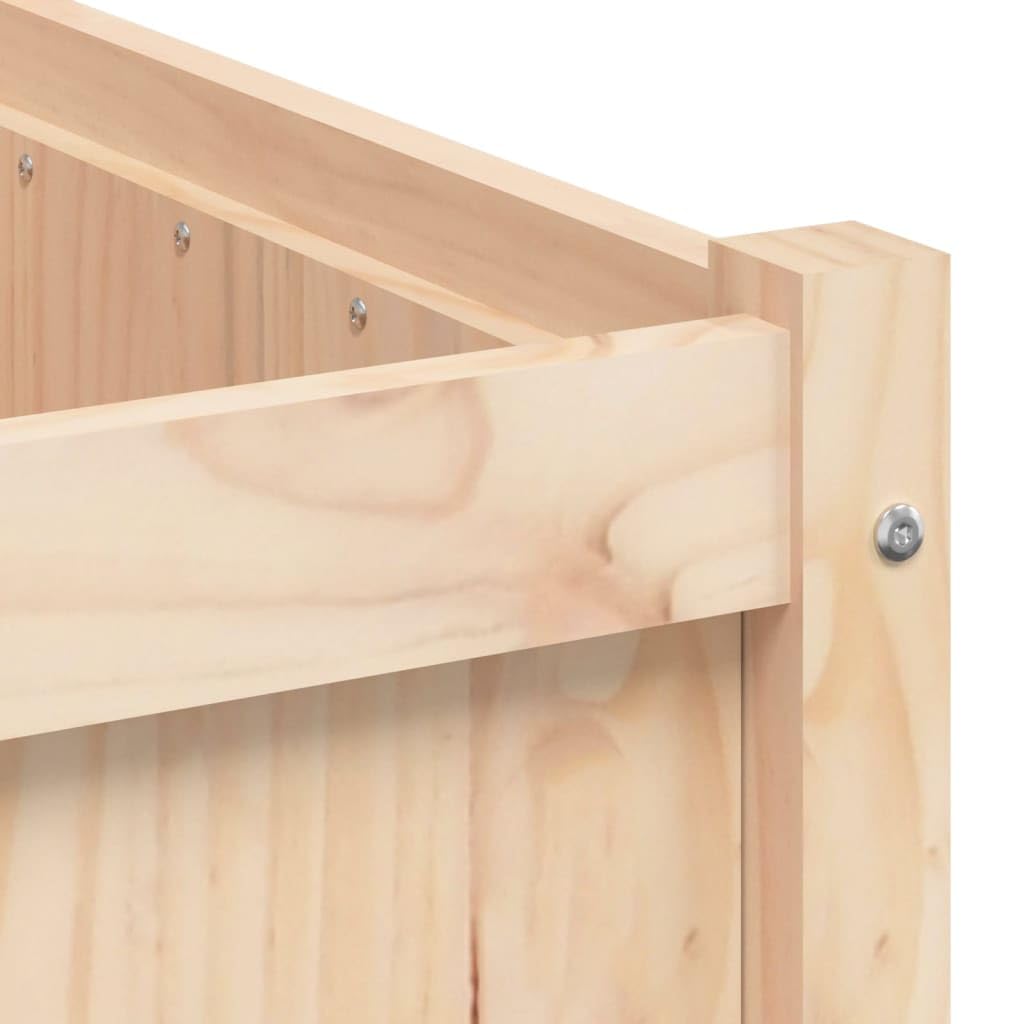 vidaXL Jardinière d'extérieur 90x50x50 cm Bois de pin Massif