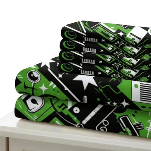 Housses de couettes imprimé 3D microfibre confort durable - 7