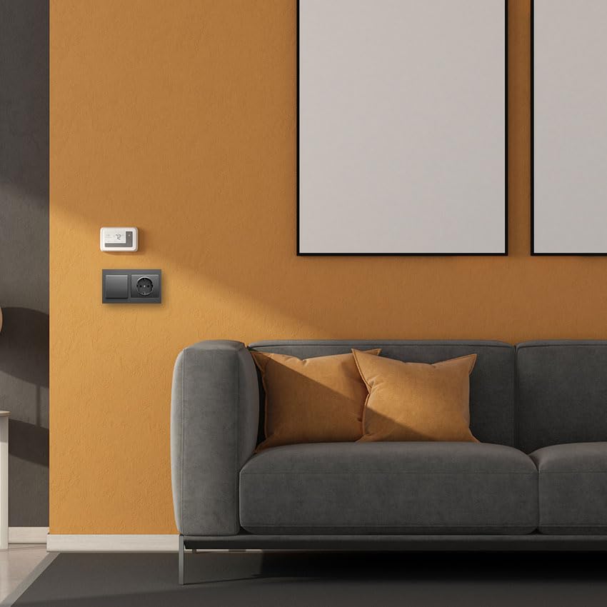 Base Schuko con conmutador ancho grafito optimizado para un control de iluminación eficiente 5