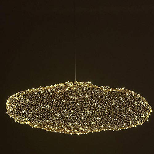 Lampe à suspension design nuages de fer avec éclairage LED intégré pour îlot central - 2