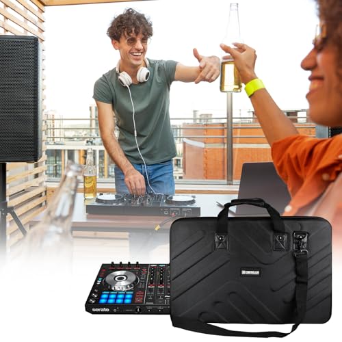 Image of DJ Case - 27.2 inchx15.7 inchx4 inch - Fits Pioneer DJ Controller RX,SX,SX2,SX3 /DDJ-FLX6 /Denon MC7000 - Hard Shell Traveling Case - EVA Protection - For DJ Equipment