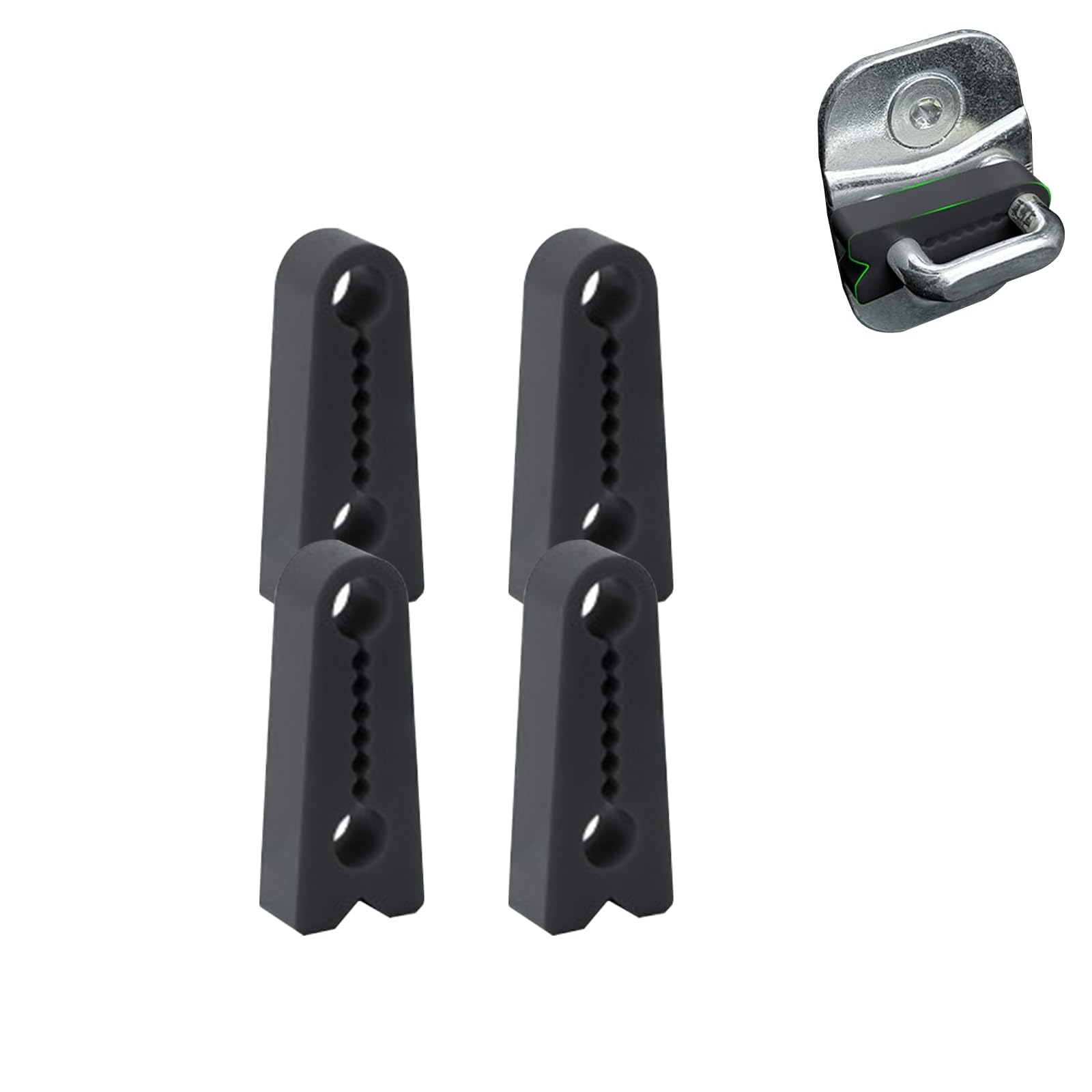 VGTDCDT 8 Pcs Car Door Shock Absorbers for Suzuki Swift 2005-2025, Anti-Collision Silent Thickened Silicone for Front and Rear Doors