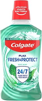 Colgate Plax Soft Mint Alcohol Free Mouthwash 500ml