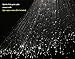 AKEPO Sparkle Flash Point Fiber Optic Light Cable 100 Strands 0.03in (0.75mm) 13.1ft (4m) - LED Fiber Optic Sensory Light Curtain Waterfall