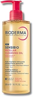 Bioderma Sensibio Micellar Cleansing Oil, 1st Ecobiological Micellar Formula Gentle Face Cleanser That Deeply Cleanses [Amazon-developed Certification] Compact by Design