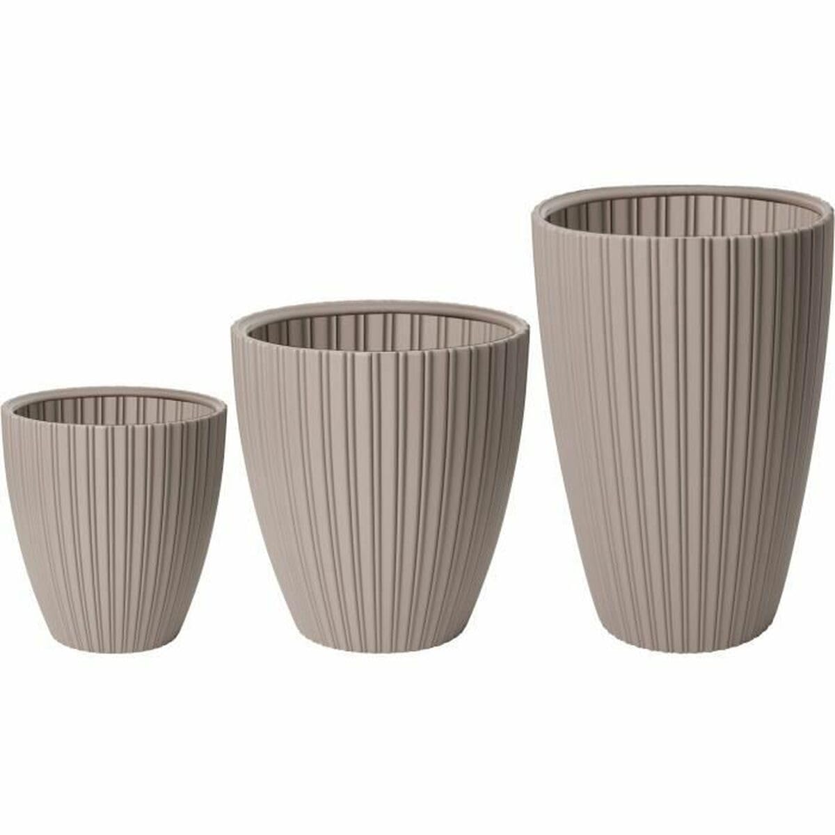 Maceta Garden ID Fancy Marrón Taupé Polietileno 40 x 58 cm - Marca: Garden ID - EAN: 5410527161880