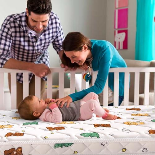Premium Foam Mini Crib Mattress 38“ x 24” x 4”, Dual Sided with Soft Breathable Fabric, Noiseless and Odorless, Comfortable and Firm, Fits Most Mini Cribs (Does Not Fit Playard or Standard Crib) - Thumbnail 7