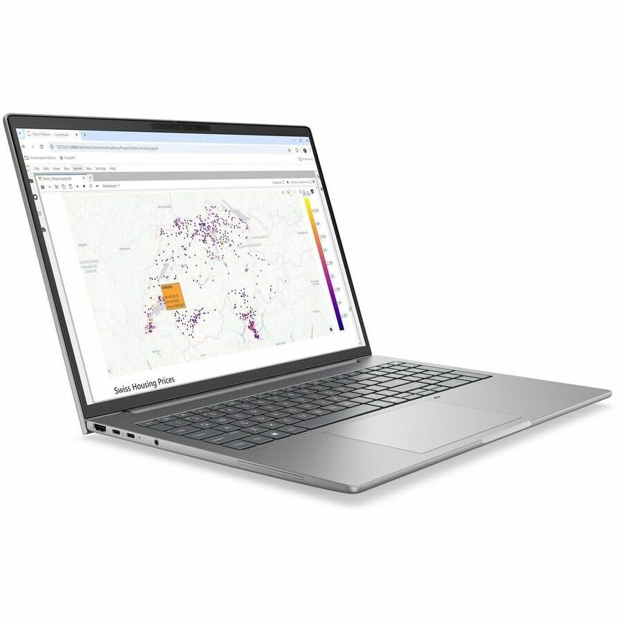 Image of HP ZBook 8 G2a 16 inch Touchscreen Copilot+ PC Mobile Workstation - WUXGA - 60 Hz - AMD Ryzen AI 7 PRO Ryzen AI PRO 400 Series 450-32 GB - 512 GB SSD - English Keyboard - Meteor Silver - AMD Chip - 1920