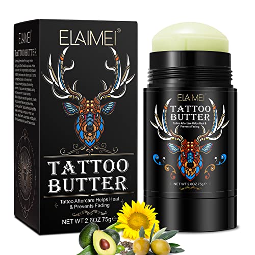 Tattoo Balm Cream, Spiral Tattoo Aftercare Balm, Tattoo Butter for New Tattoo Skin Healing Tattoo Care Cream and Old Tattoo Color Enhancement & Moisturizing Cover