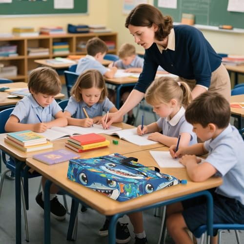 Bolsa de libros para niños amantes de la lectura, ideal para la biblioteca y tardes de juego 2