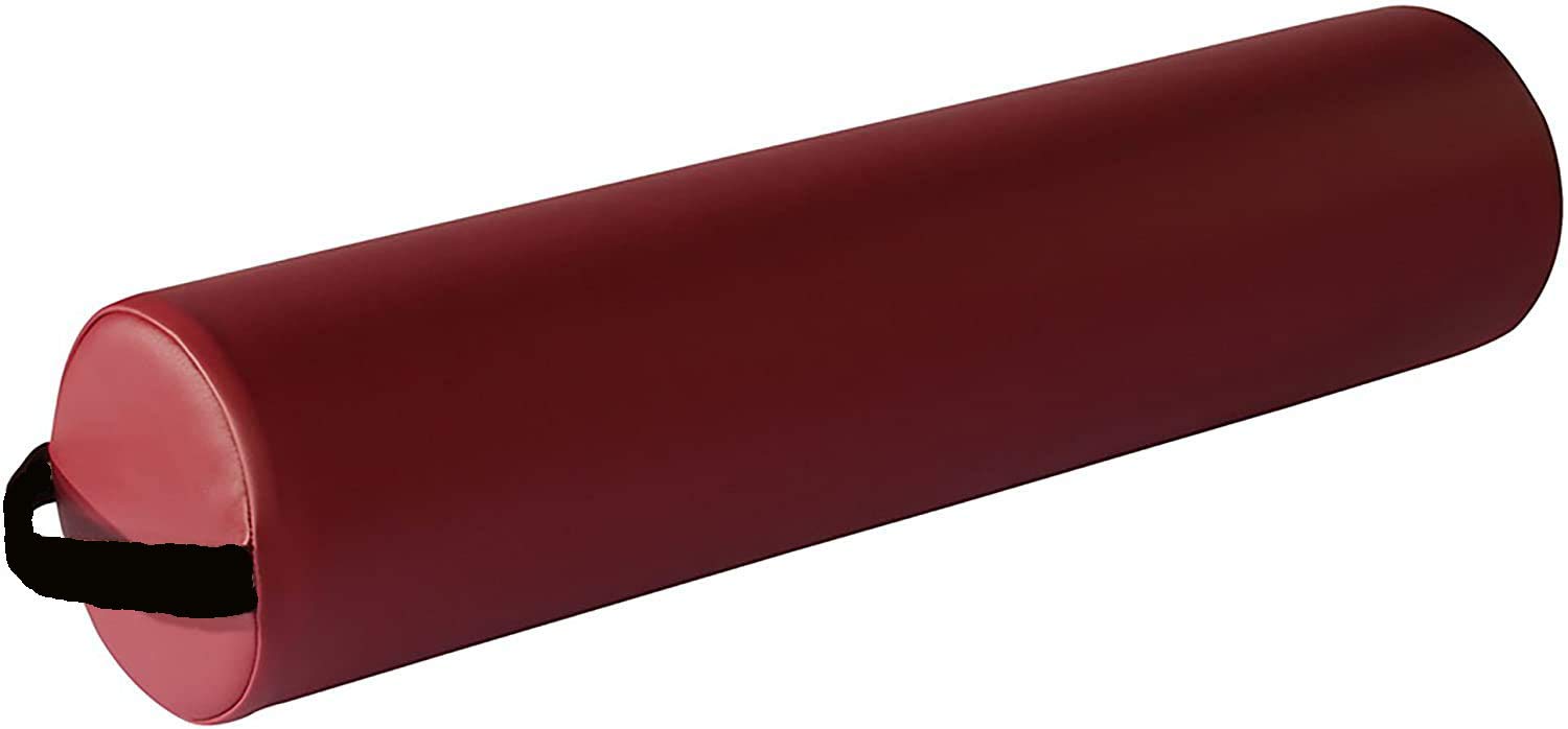 Therapist’s Choice Full Round Massage Bolster Pillow Cushion 6” R x 26” L (Creme (beige)) : Beauty