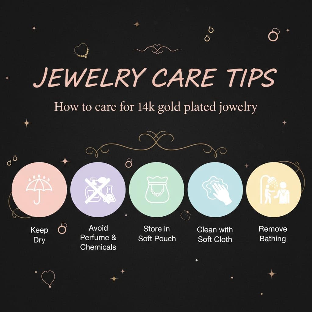 Gold Plated Necklace for Women with Pink Pendant | Dainty Chain Necklace for Teen Girls & Women | Fashion Jewelry Gift - Image 8