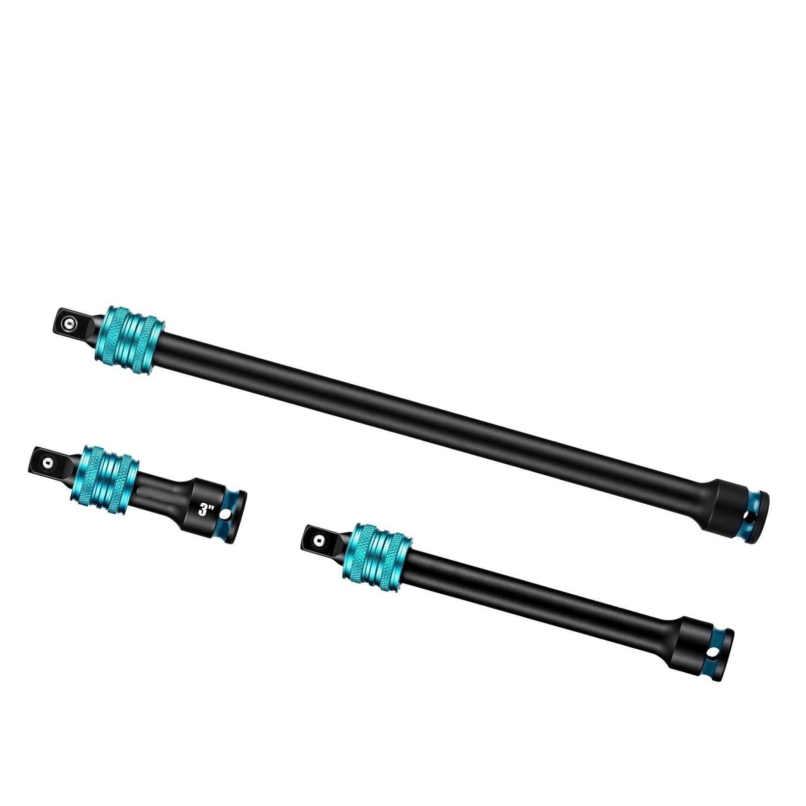 OLAQWENB Torque Wrenches 3PCS Locking Impact Extension Bar Set 3/8" Drive Quick Release Hand Tool for Automotive Repair Precision Torque Wrench