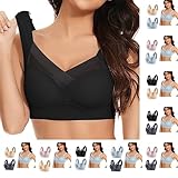 Dasongff Push-Up-BH, ohne Bügel, für Damen, sexy, französischer BH, gepolstert, große Größen, Anti-Durchhängen, sexy Dessous, Sport-BH, 2 Stück