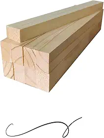 Kit 10 Ripas Madeira Pinus 100x3x2cm (1 Metro) para Artesanato, DIY, Marcenaria e Decoração