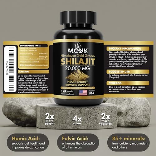 The Monk Organic Shilajit Capsules