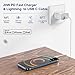 for iPhone Charger Fast Charging, 20W Wall Charger Plug Block with USB C to Lightning Cable Cord 6ft, Type C Adapter Cube Brick Box for Apple iPhone 14 Pro Max/14 Pro/14/13/13 Pro/12 Mini/11,iPad Air