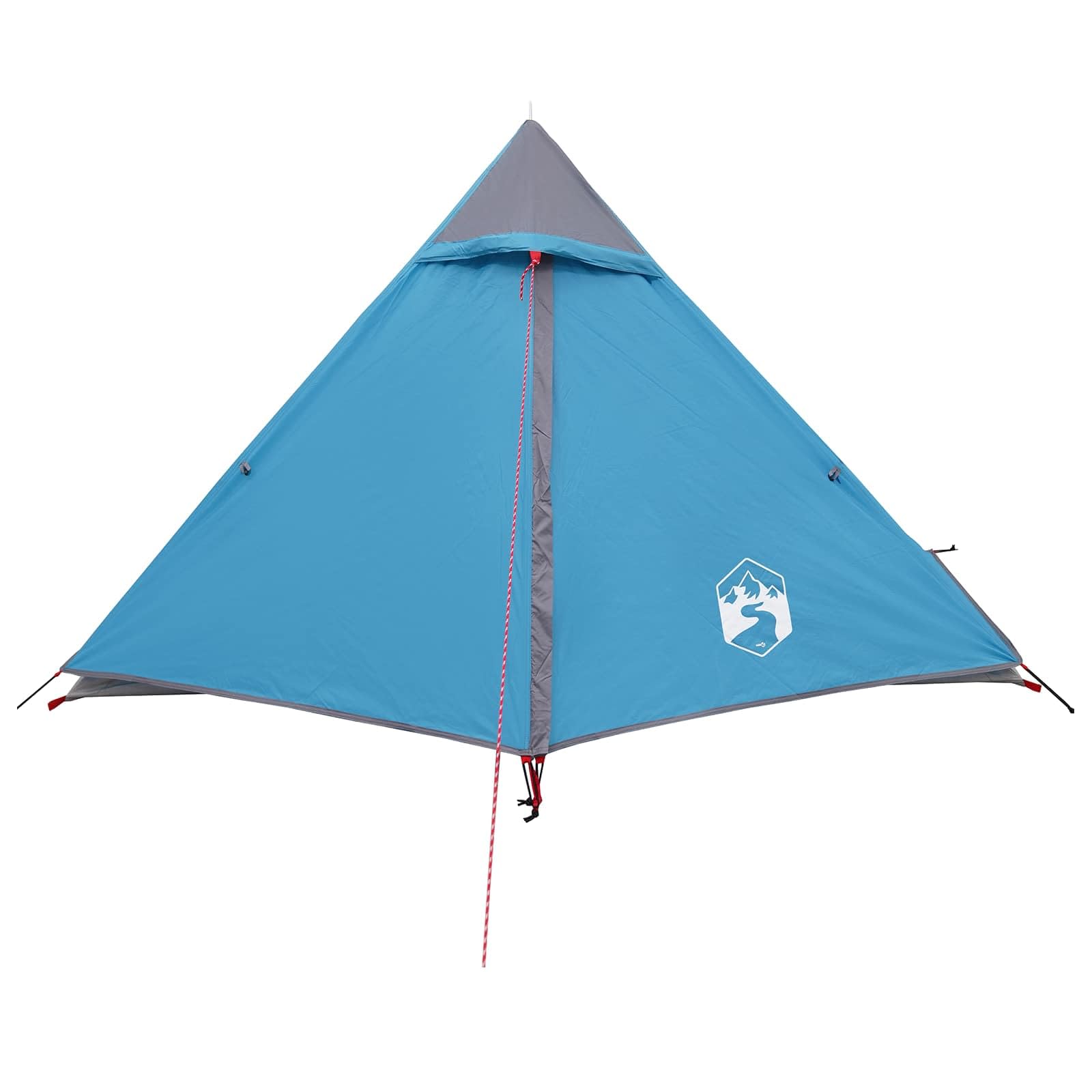 Tienda de trekking azul 222 x 85 x 125 cm de poliéster 185T con revestimiento de poliuretano, tienda de campaña ligera, impermeable y resistente al viento, con mosquitera, ideal para exteriores