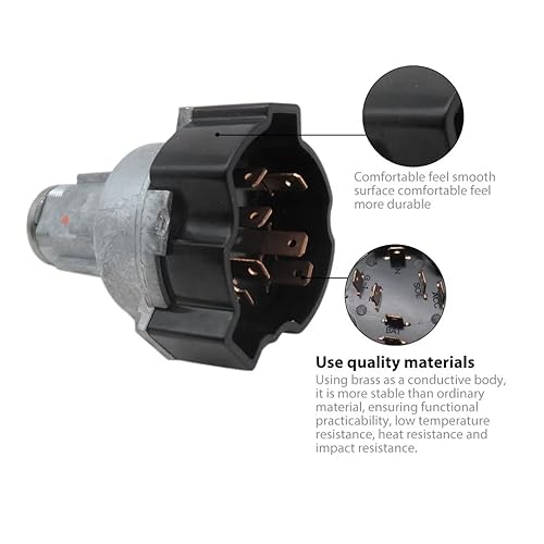 Miniatura 4 de GRABOTE Interruptor de arranque de cilindro de encendido en salpicadero con llaves para Chevrolet C10C20C30 Suburban 1116683 1125 LS411 1967-1972