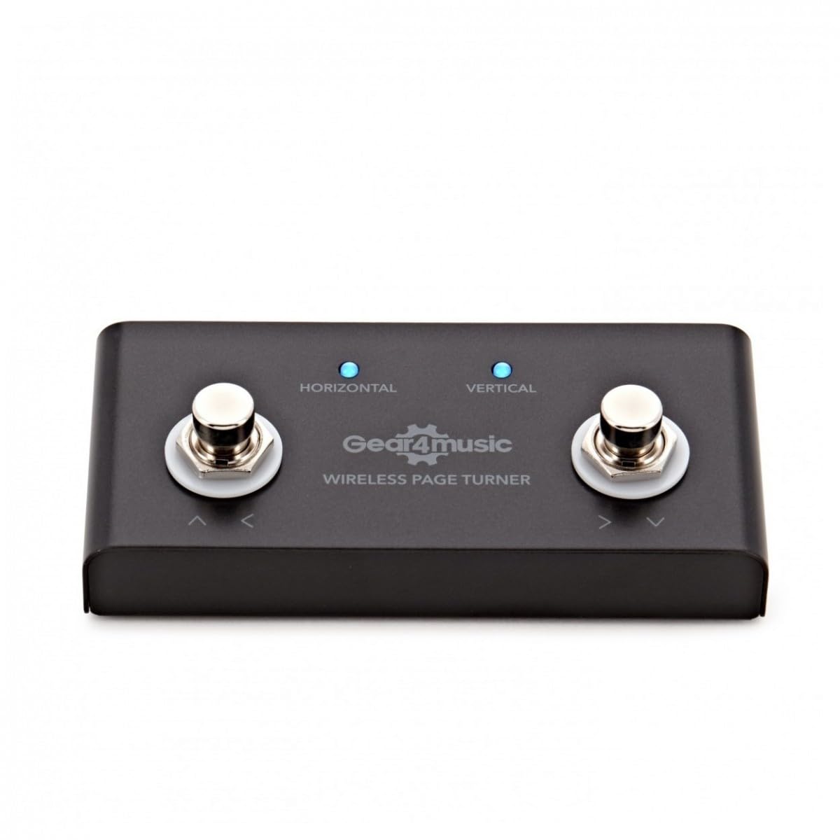 Gear4Music Bluetooth Page Turner Pedal für Noten und Präsentationen
