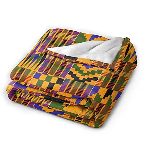 African Blankets & Throws Blanket Soft, African Art Throw Blanket Blanket Flannel Blanket For Home Outdoor(50"X40") #TOP1