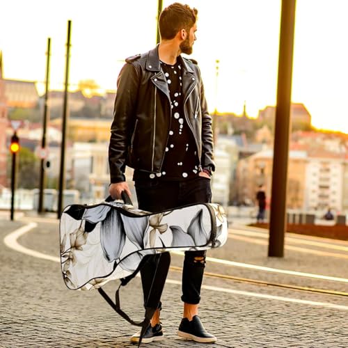 Sac guitare acoustique fleuri multicolore avec fermeture éclair robuste - 6