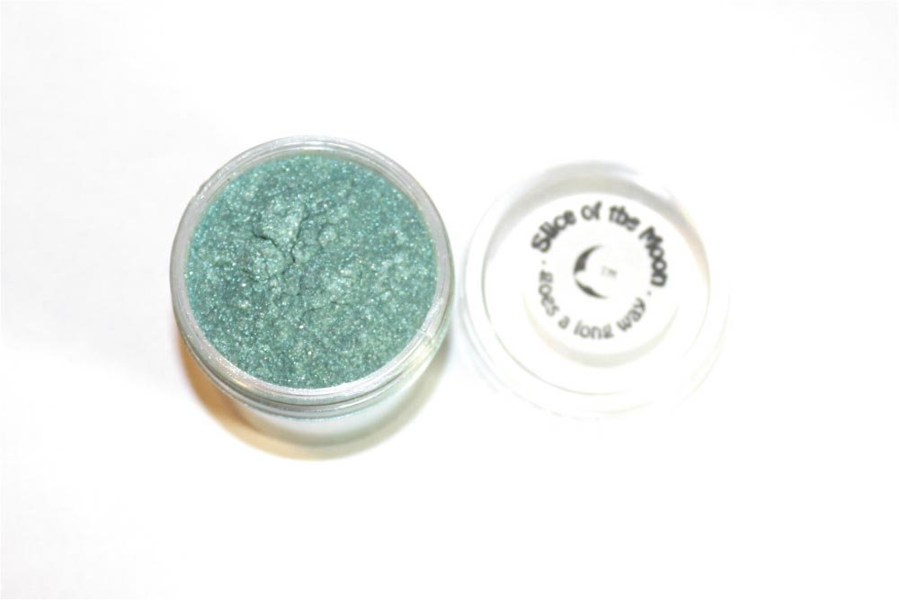| Sea Green Natural Mineral Mica Powder, 0.42oz (12g) | for Personal or Professional Use - Cosmetics, Epoxy Resin Projects, Nail Polish, Soaps, Bath Bombs, and Art Projects