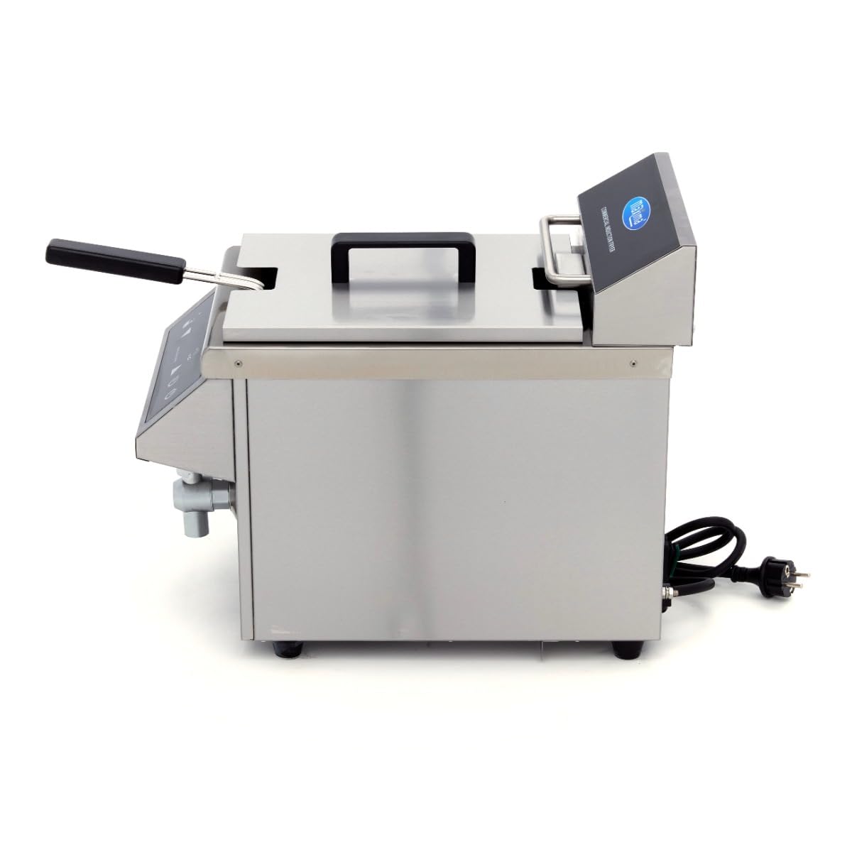 Maxima Friggitrice - 8L - 1 Cestello - Induzione - con Rubinetto di Scarico