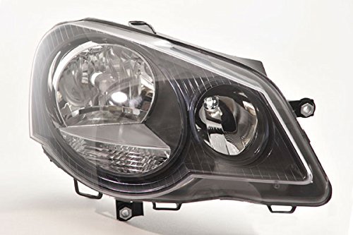 Johns Faro alogeno anteriore per VW Polo 02 9N 05-12 Set di lampadine L R