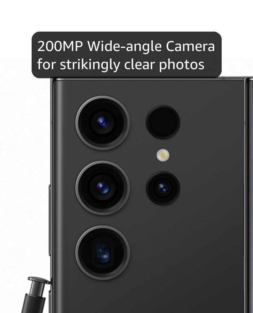 Samsung Galaxy S23 Ultra 5G AI Smartphone (Phantom Black, 12GB, 256GB Storage)