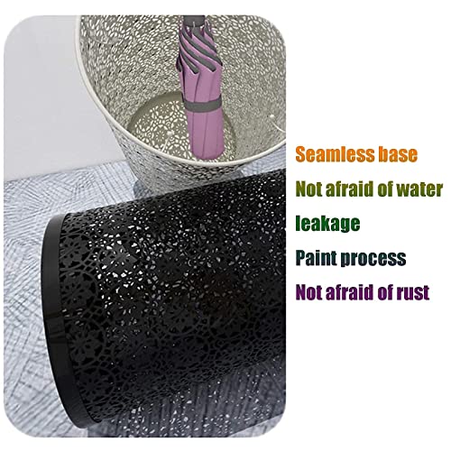 Seau de parapluie en fer forgé haut de gamme design géométrique raffiné - 5