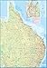 Brisbane & Queensland Travel Reference Map 1:10K/1:2.8M