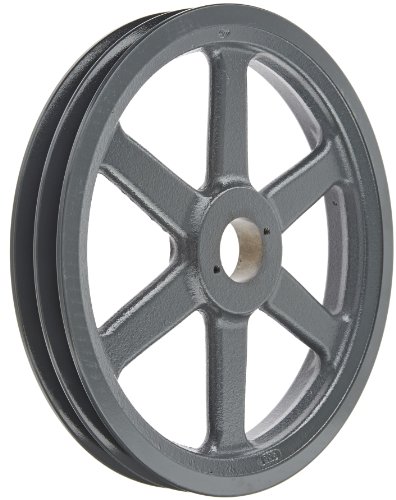 Browning 2BK120H Bushed Classical Gripbelt Sheave, 4L or A, 5L or B Belt, 2 Grooves, Uses H Bushing