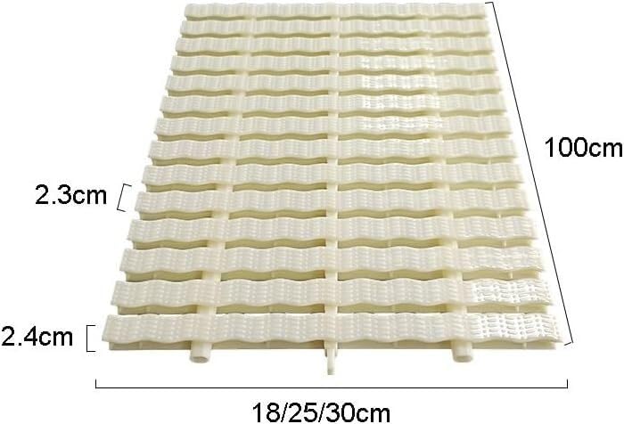 Couvercle de gouttière de grille de drainage de piscine en plastique 18x100cm - 8