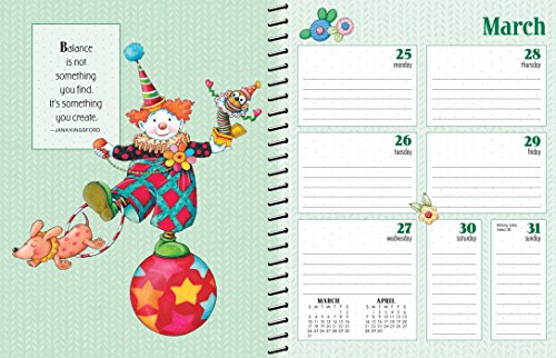 Mary Engelbreit 2019 Monthly/Weekly Planner Calendar: Life is a Balancing Act - Thumbnail 3