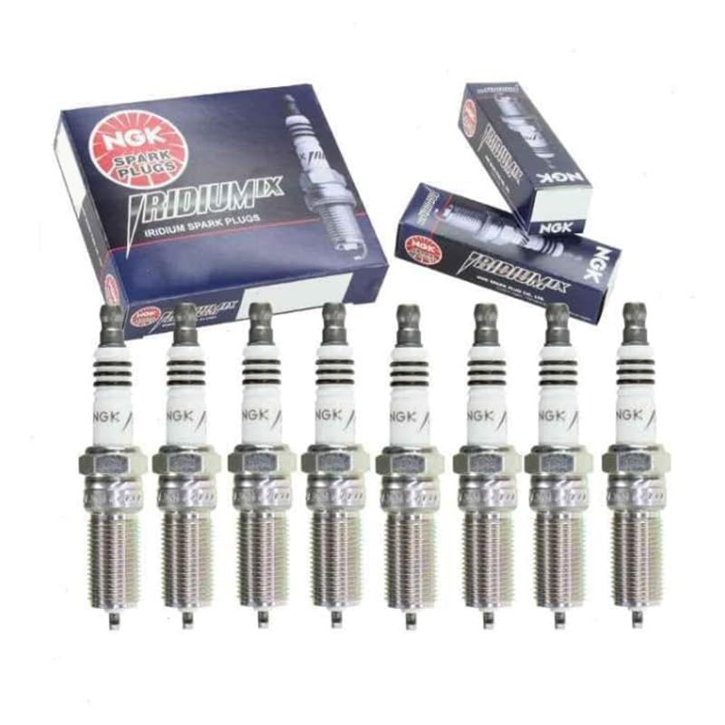 Pack of 8 NGK Iridium IX Spark Plug Replacement For LS1 LS2 LS3 LS6 LS7 Chevy Chevrolet Silverado Suburban 5.3 5.3 6.2 V8 for 9748UU 9748HH 9748RR 41-962 41-110 2014 2015 2016 2017 2018 2019 2020