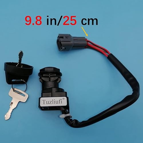 Miniatura 2 de Interruptor de llave de encendido compatible con Arctic Cat 0430-036 650 H1 V2 V-2 V-2 V-Twin Transmisión automática Manillar Dirección Asamblea FIS