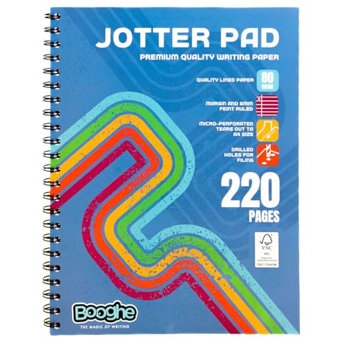Carnet A4 ligné à spirales indispensable pour révisions et cours - 2