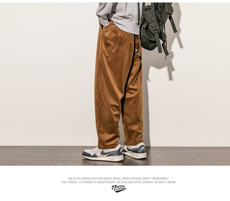 Loose Brown Corduroy Pants Women High Waisted Soft Girl Kawaii Korean Style Size Corduroy Pants Women2