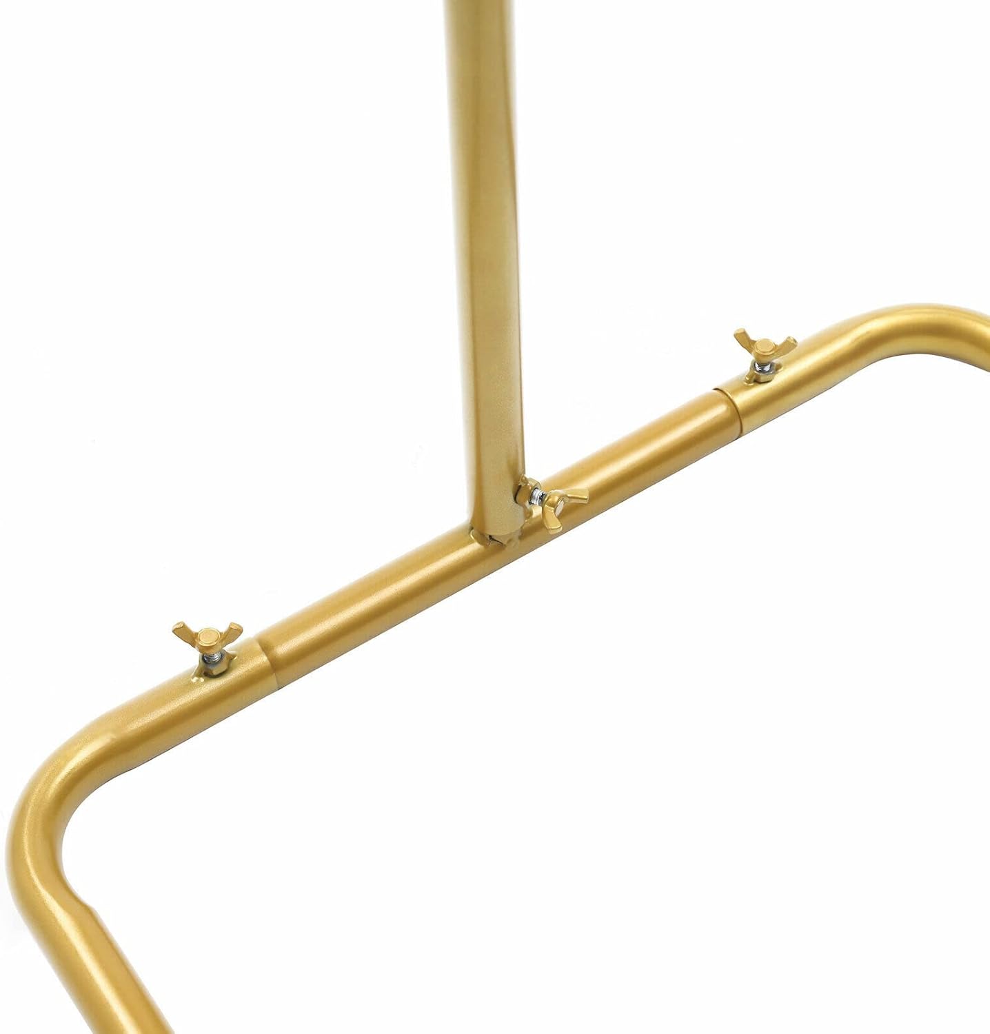 Metal Display Stand, Wedding Easel Stand for Signs Posters Photos Holder, Gold Art Easel for Show, Bulletin Sign with Rectangular Tubing Base Easy Assembly