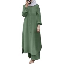 Womens Muslim Dresses Long Sleeve Floral Printed Maxi Dresses Middle East Arabian Robe Islamic Prayer Dress